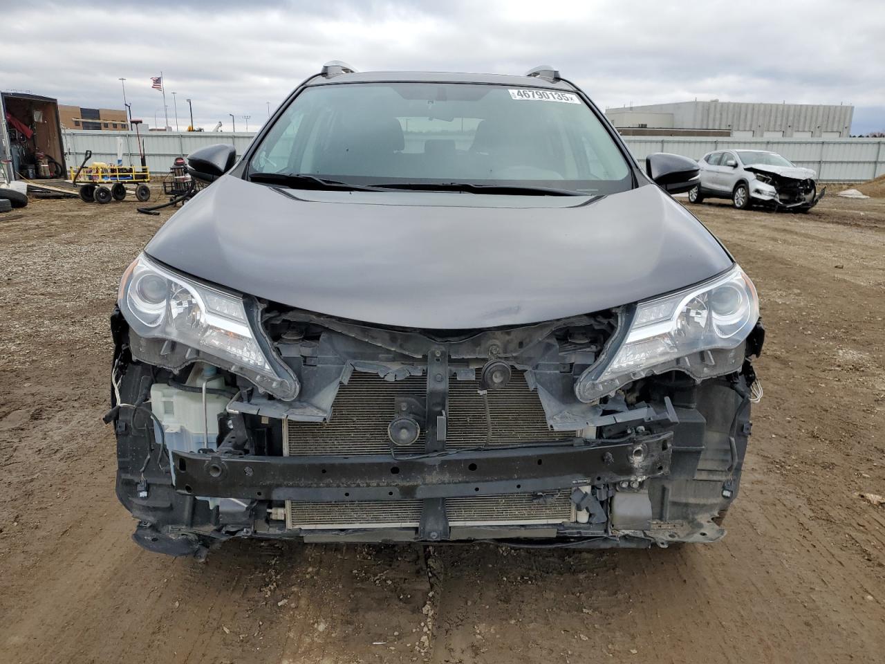 2013 Toyota RAV 4 VIN 2T3RFREV2DW096455 Copart auction photo, front end / side damage thumbnail 5