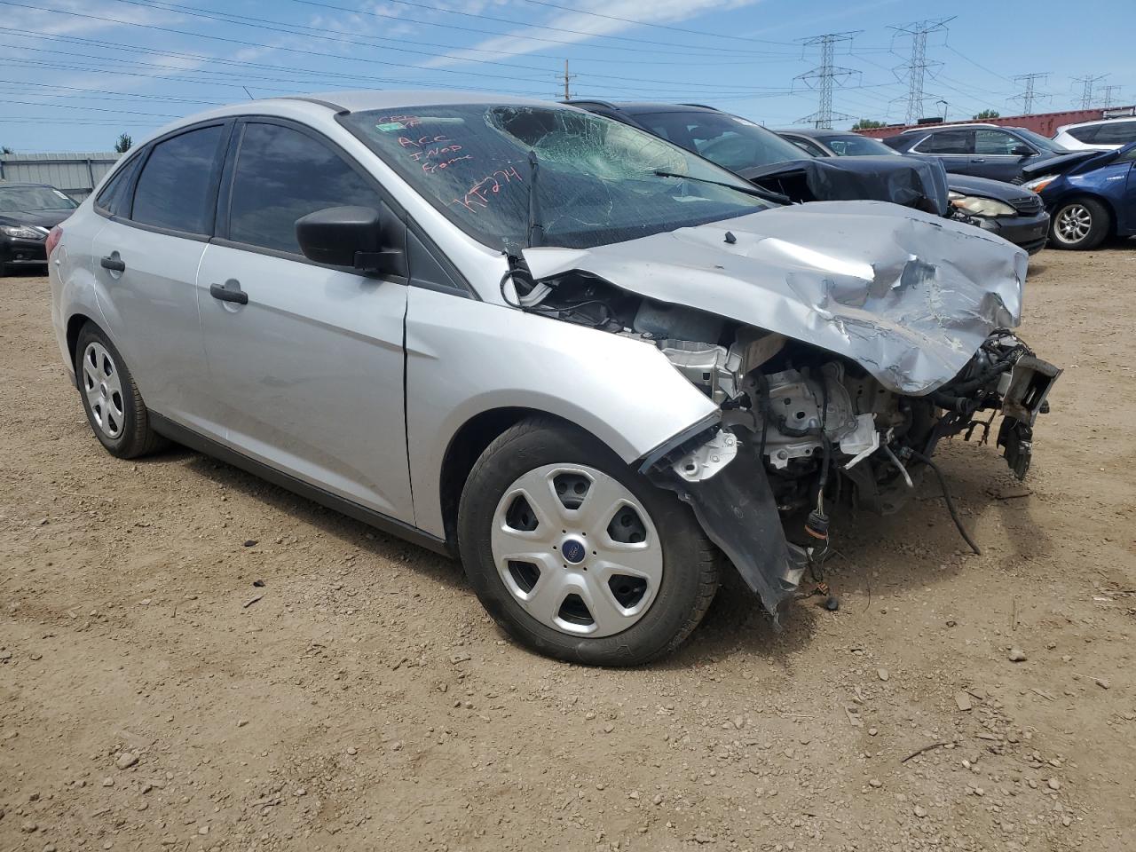 2016 Ford Focus VIN 1FADP3E25GL377527 Copart auction photo, front end / rear end damage thumbnail 4