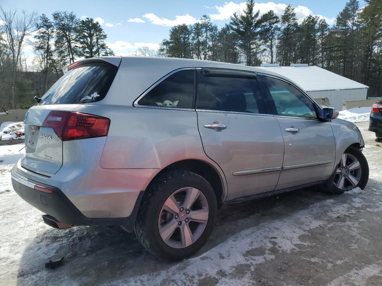 2012 Acura MDX VIN 2HNYD2H24CH511620 Copart auction photo, front end / undercarriage damage thumbnail 3