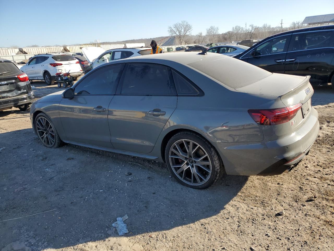 2021 Audi RS4 VIN WAUB4AF46MA012762 Copart auction photo, front end damage thumbnail 2