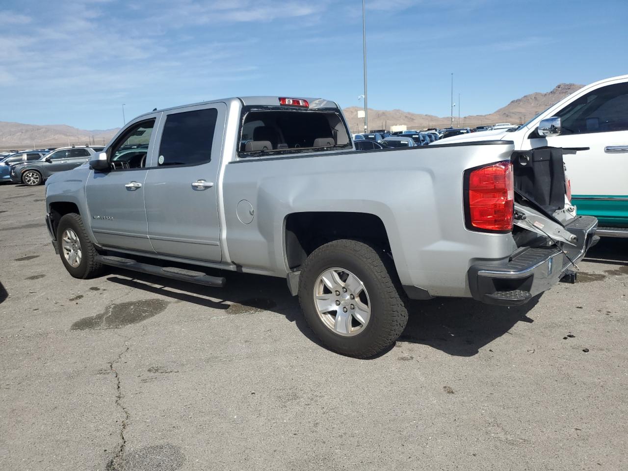 2016 Chevrolet Silverado VIN 3GCPCREC0GG218135 Copart auction photo, rear end damage thumbnail 2