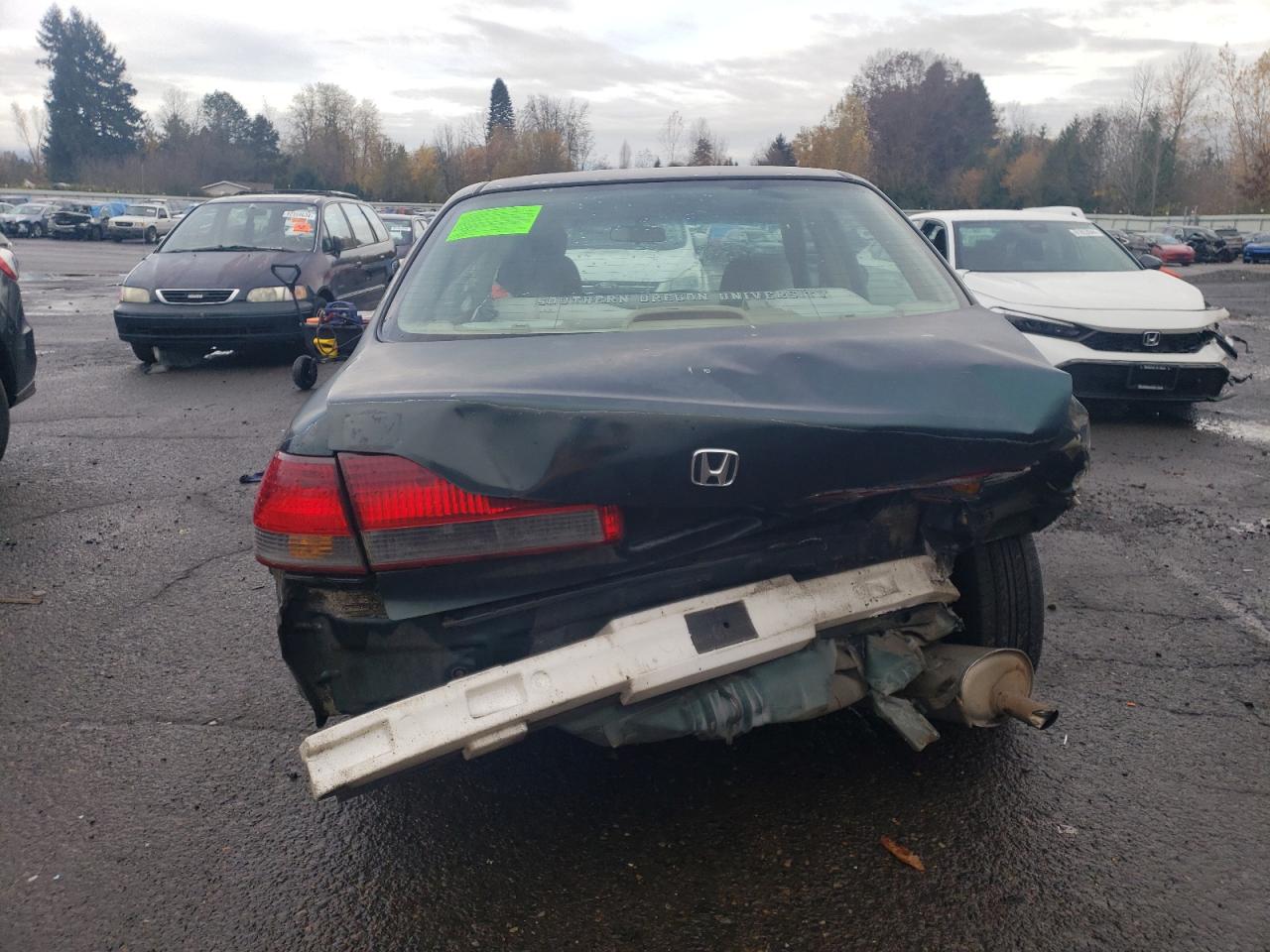 2001 Honda Accord VIN 1HGCF86611A035231 Copart auction photo, rear end damage thumbnail 6