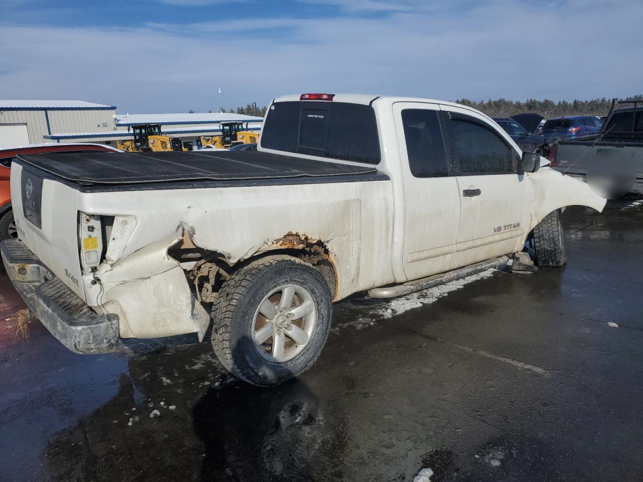 2012 Nissan Titan VIN 1N6AA0CC9CN310661 Copart auction photo, front end / rear end damage thumbnail 3