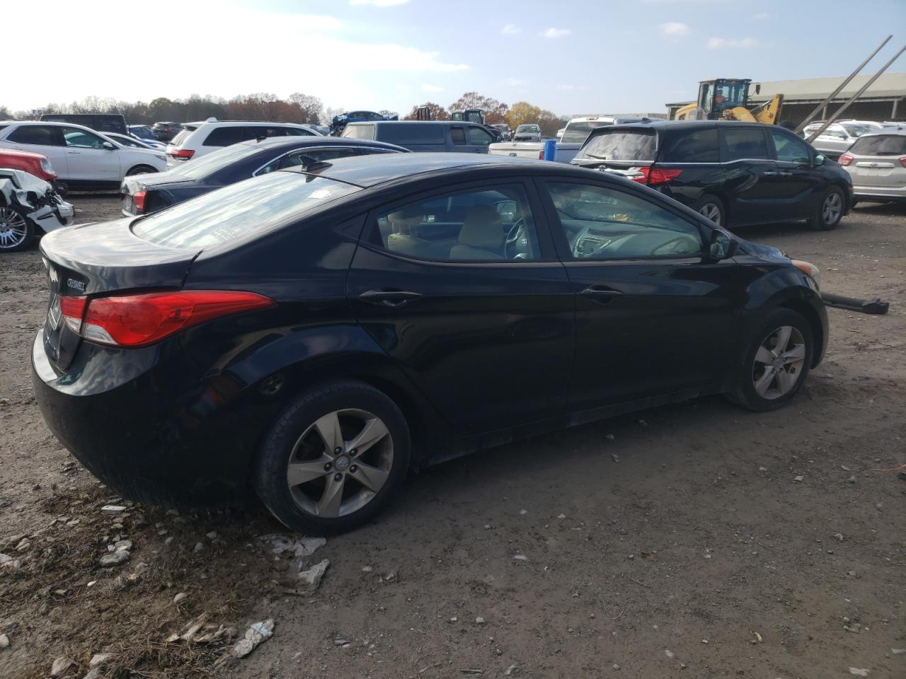 2011 Hyundai Elantra VIN KMHDH4AE0BU119587 Copart auction photo, minor dent/scratches damage thumbnail 3