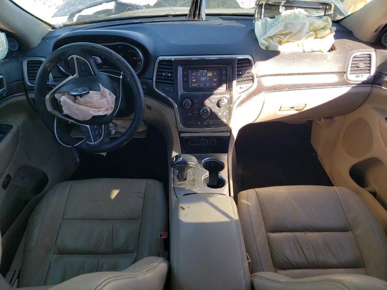 2014 Jeep Grand Cherokee VIN 1C4RJEBG1EC410887 Copart auction photo, all over damage thumbnail 8