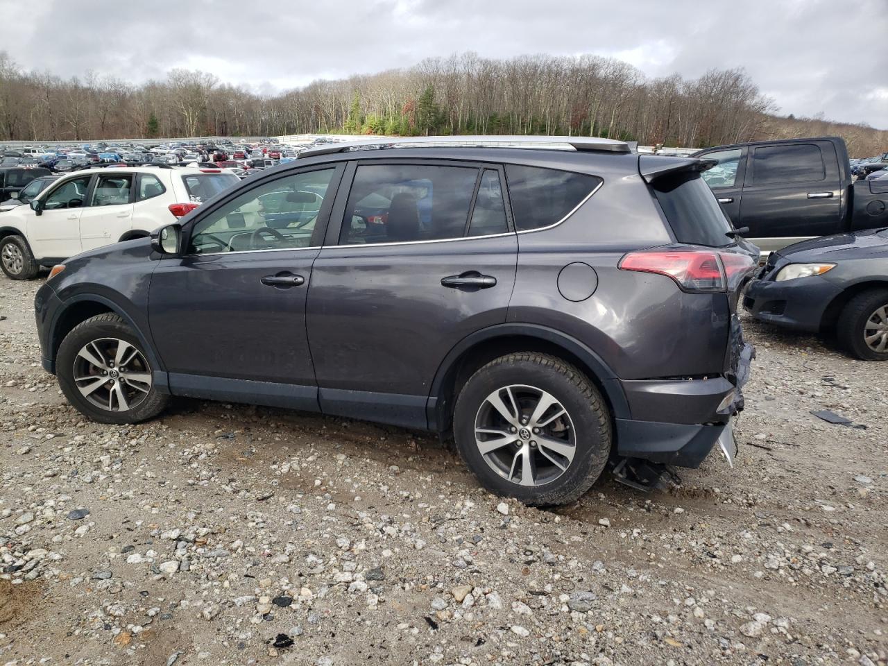 2016 Toyota RAV 4 VIN JTMRFREV8GJ073636 Copart auction photo, rear end / front end damage thumbnail 2