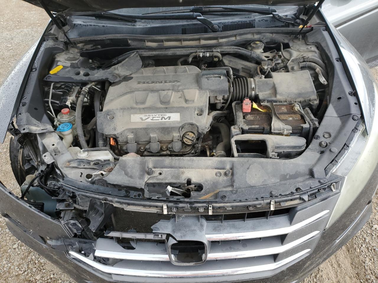 2012 Honda Crosstour VIN 5J6TF2H56CL010004 Copart auction photo, front end / side damage thumbnail 11