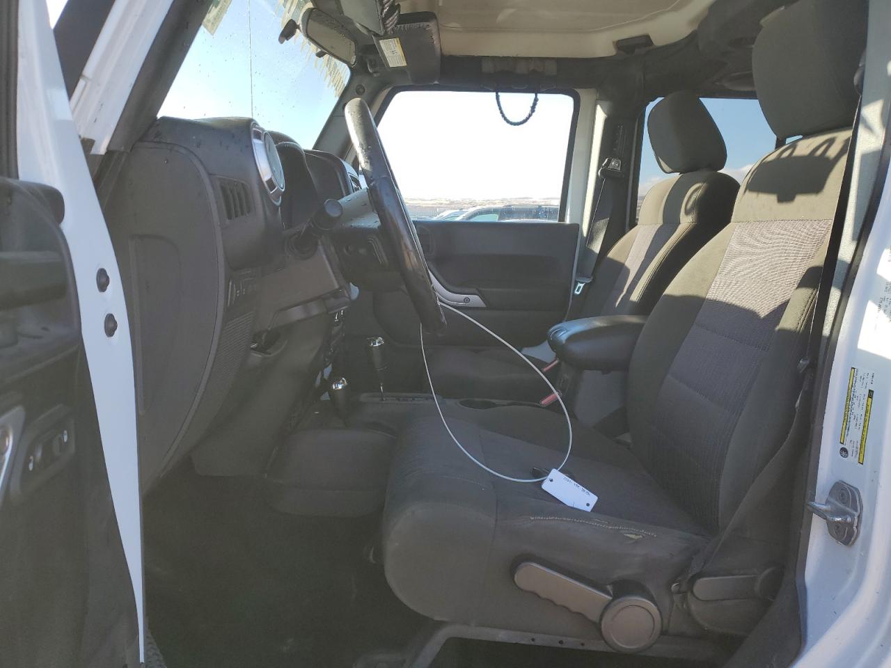 2011 Jeep Wrangler VIN 1J4BA6H17BL619681 Copart auction photo, side damage thumbnail 7