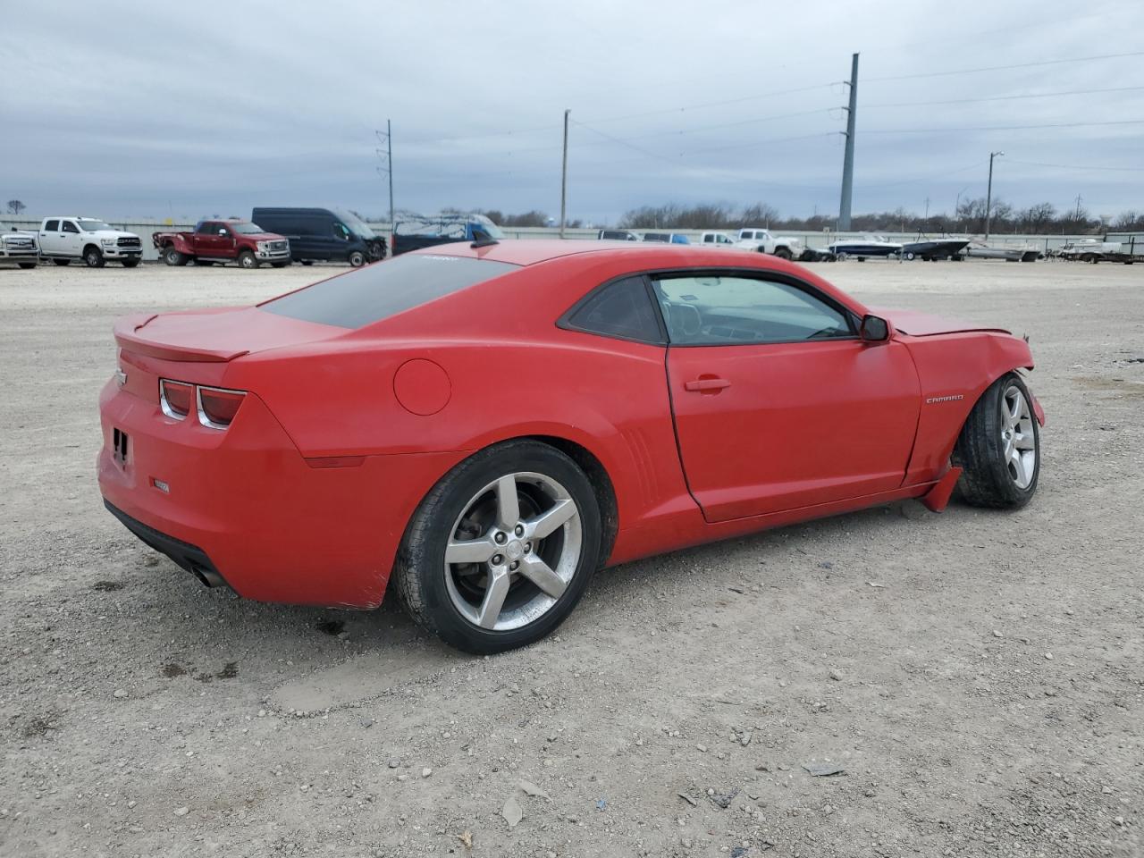 2013 Chevrolet Camaro VIN 2G1FB1E33D9178874 Copart auction photo, front end damage thumbnail 3