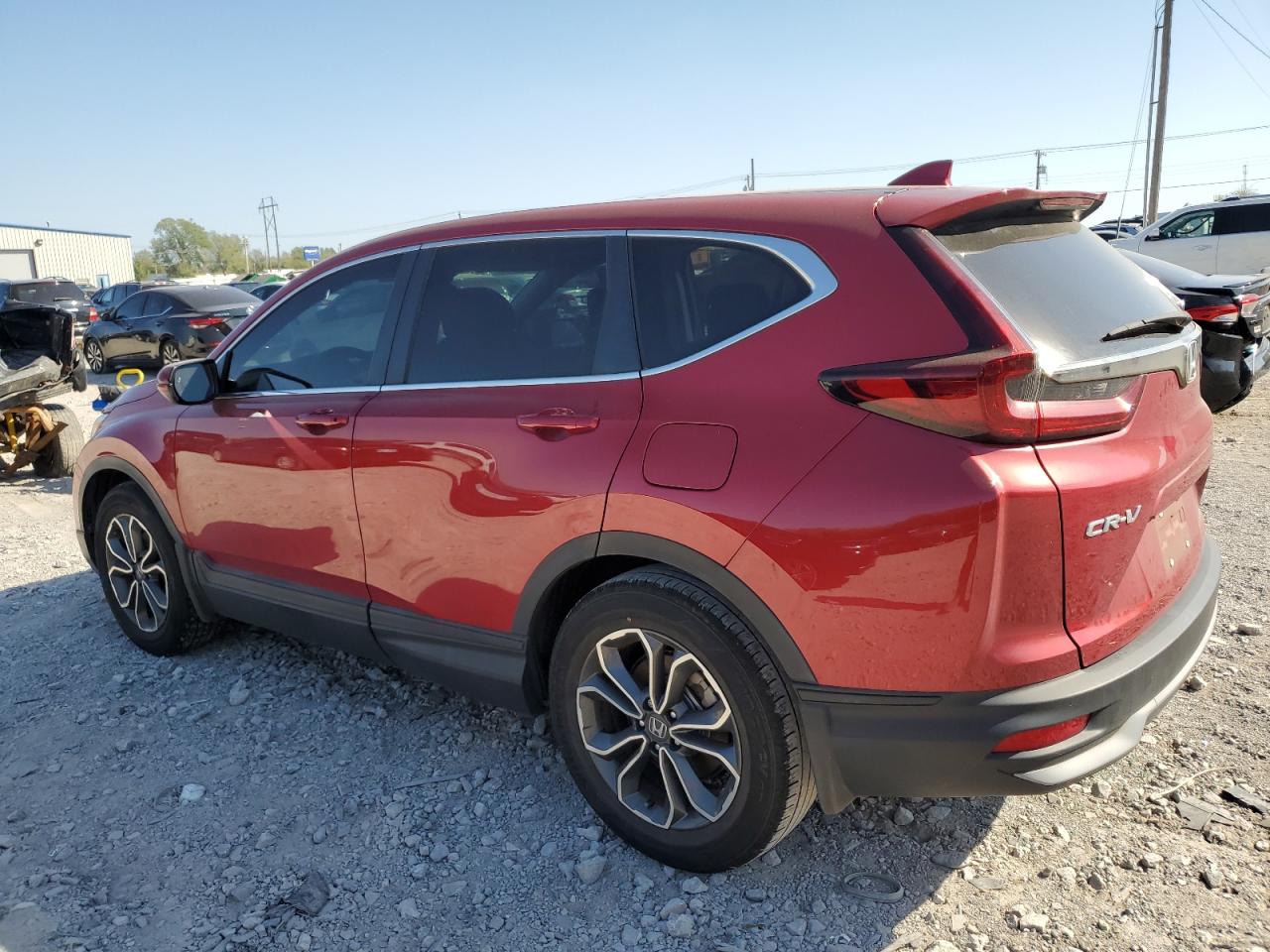 2022 Honda CR-V VIN 2HKRW1H50NH407760 Copart auction photo, rear end / minor dent/scratches damage thumbnail 2