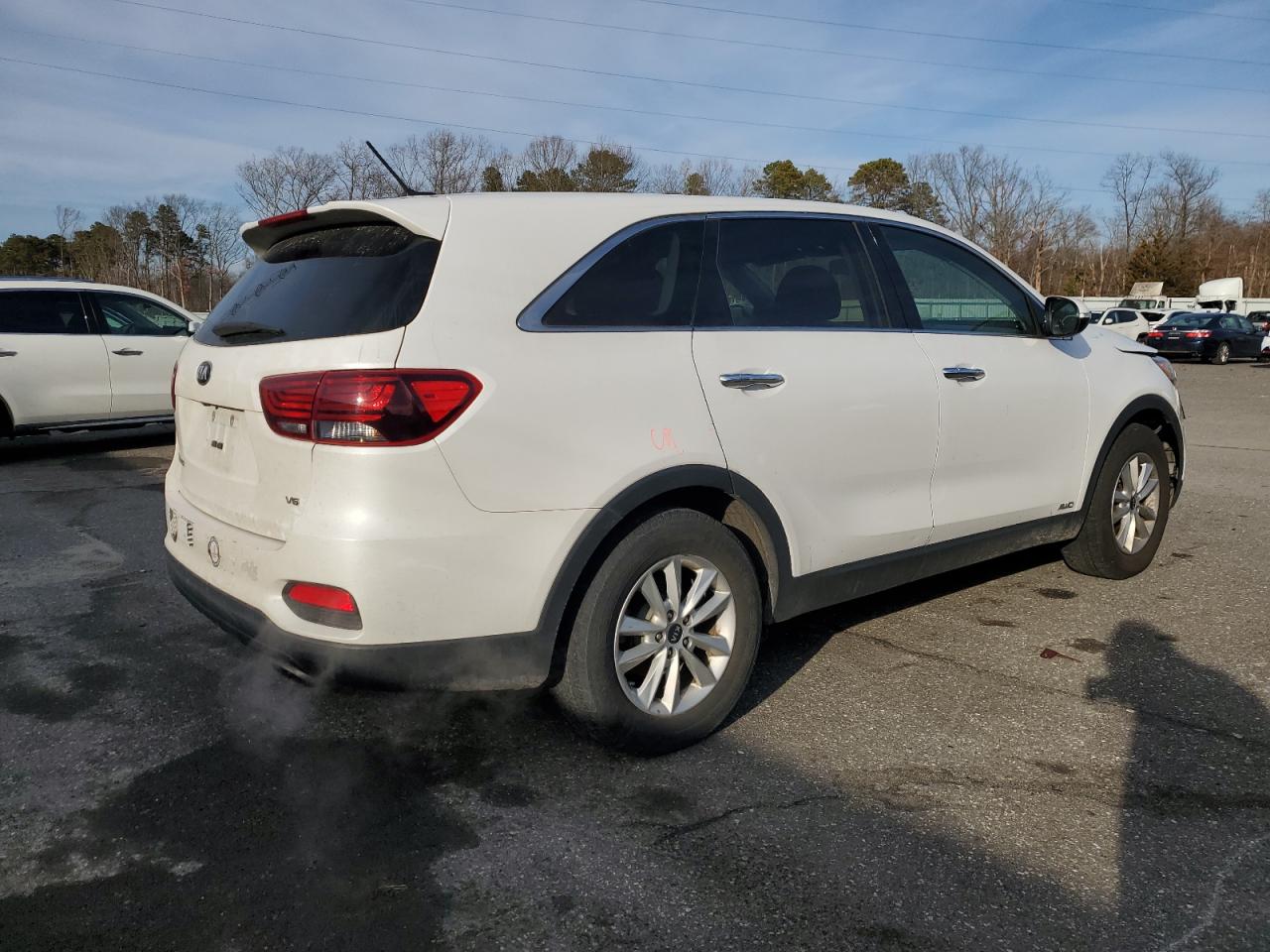 2019 KIA Sorento VIN 5XYPGDA51KG481210 Copart auction photo, front end damage thumbnail 3