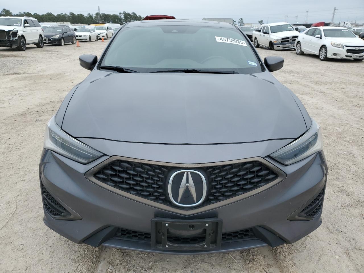 2020 Acura ILX VIN 19UDE2F88LA012344 Copart auction photo, side / rear end damage thumbnail 5
