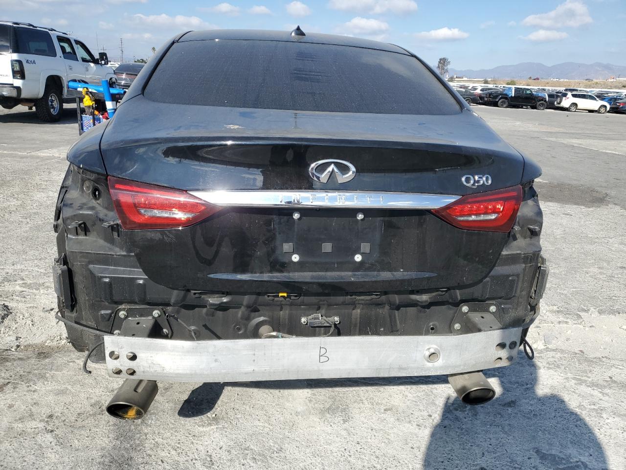 2021 Infiniti Q50 VIN JN1EV7BP3MM707671 Copart auction photo, all over damage thumbnail 6