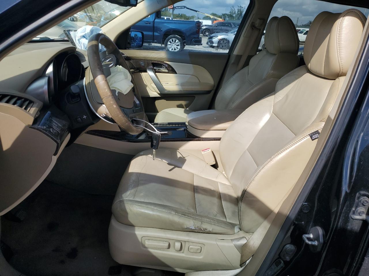 2010 Acura MDX VIN 2HNYD2H25AH530352 Copart auction photo, front end damage thumbnail 7