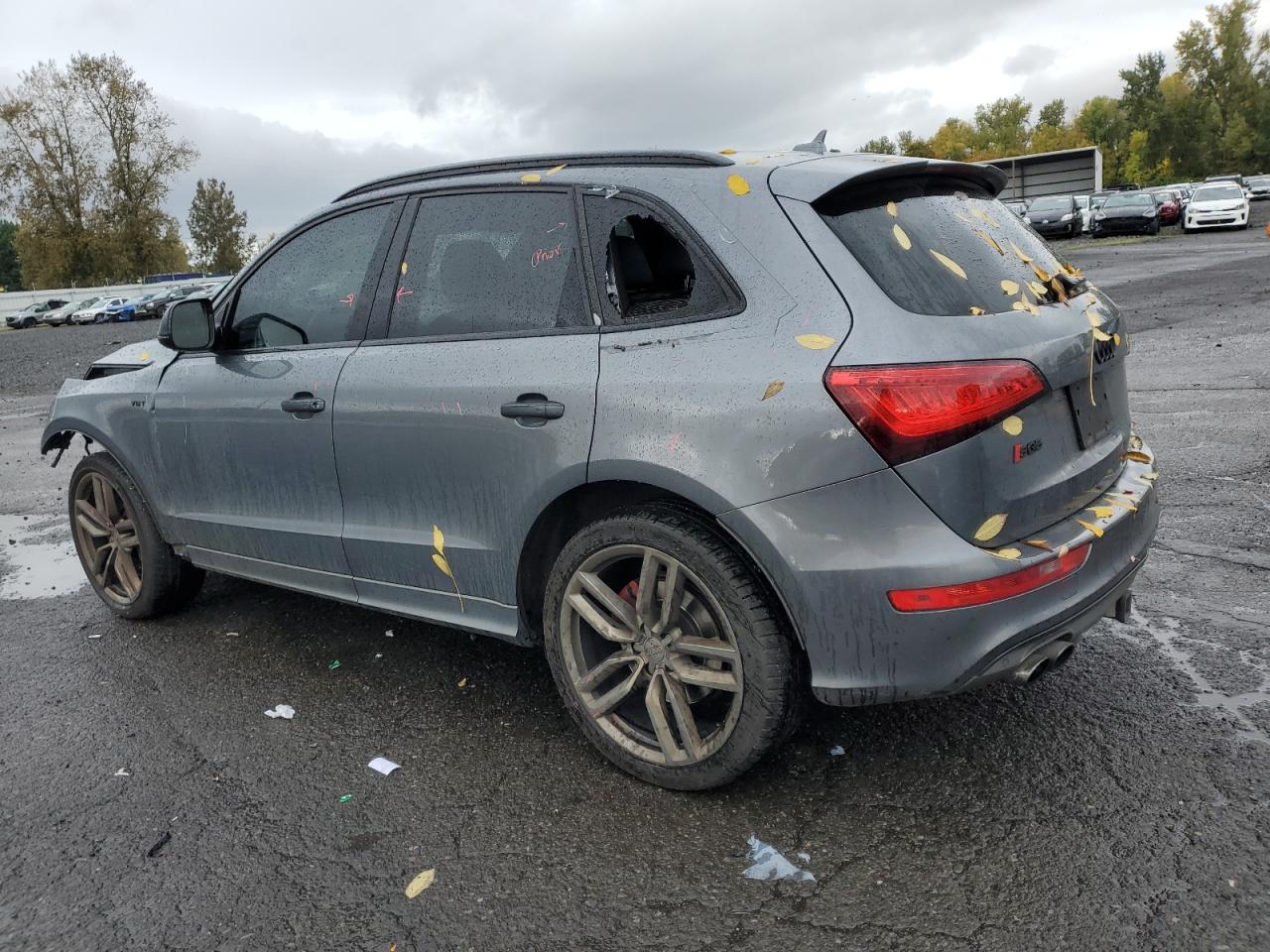 2017 Audi SQ5 VIN WA1CCAFP2HA045617 Copart auction photo, front end / rear end damage thumbnail 2