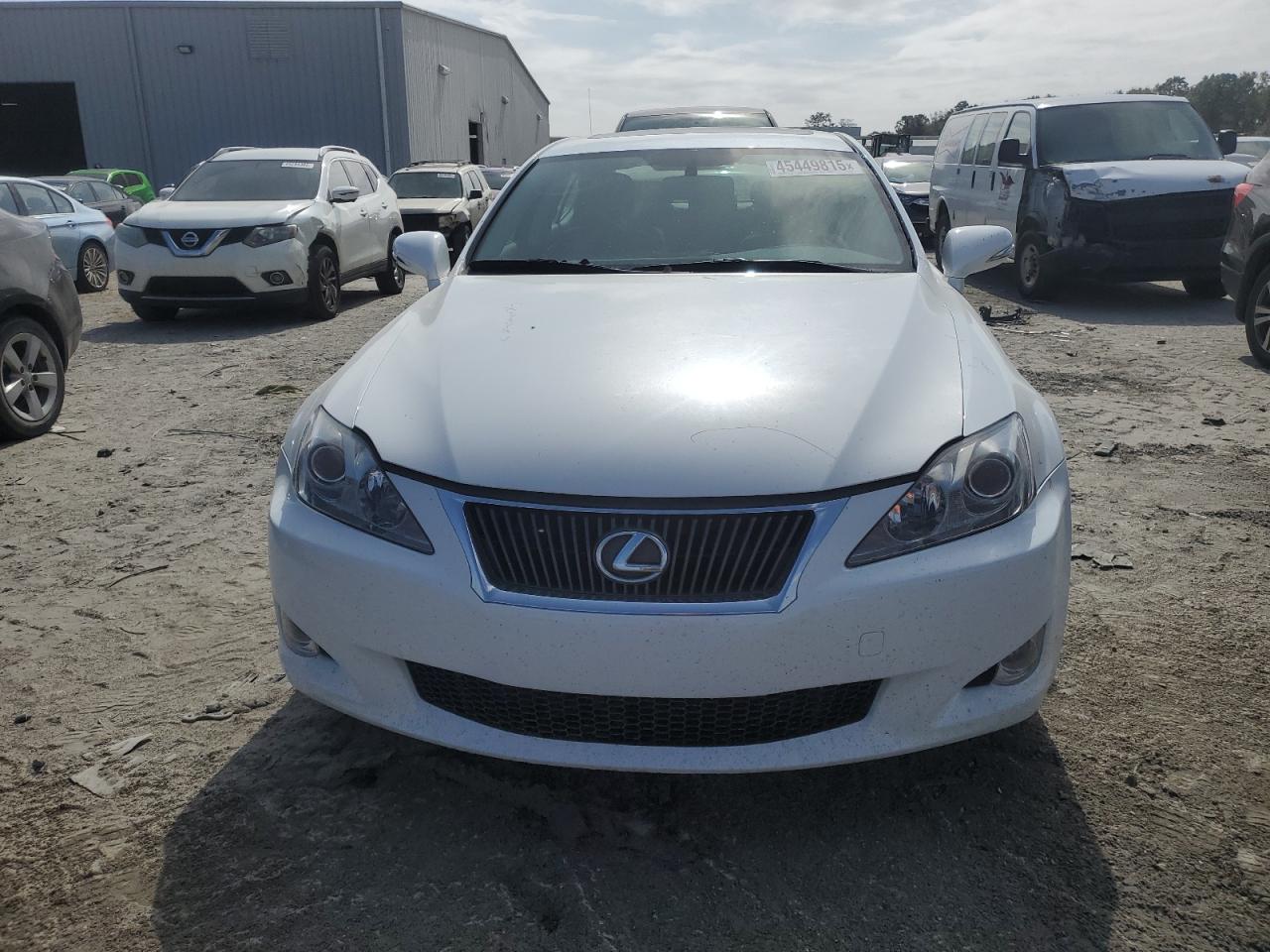 2010 Lexus IS VIN JTHBF5C25A5107355 Copart auction photo, all over damage thumbnail 5