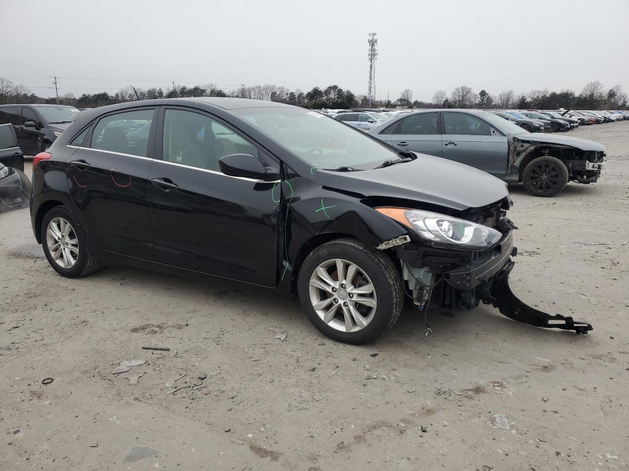 2014 Hyundai Elantra VIN KMHD35LH3EU209705 Copart auction photo, front end / minor dent/scratches damage thumbnail 4
