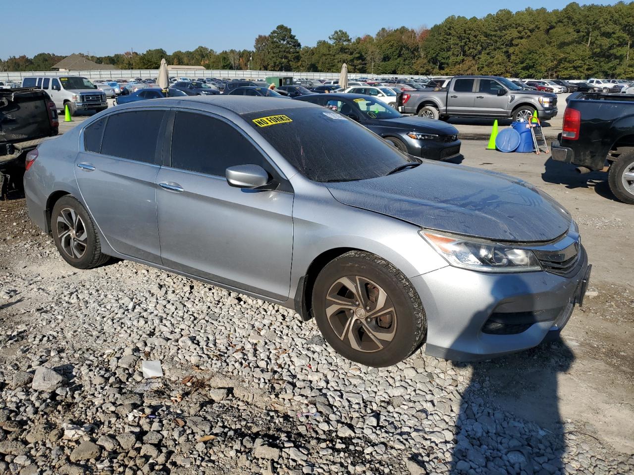 2017 Honda Accord VIN 1HGCR2F3XHA143738 Copart auction photo, side damage thumbnail 4