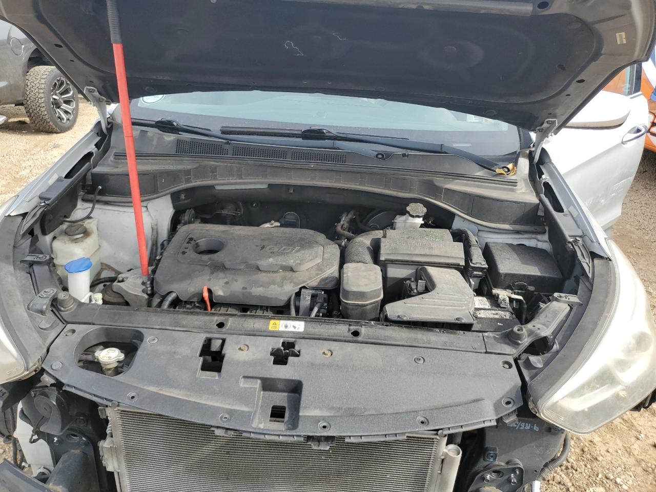 2018 Hyundai Santa Fe VIN 5XYZT3LB9JG541086 Copart auction photo, front end damage thumbnail 12