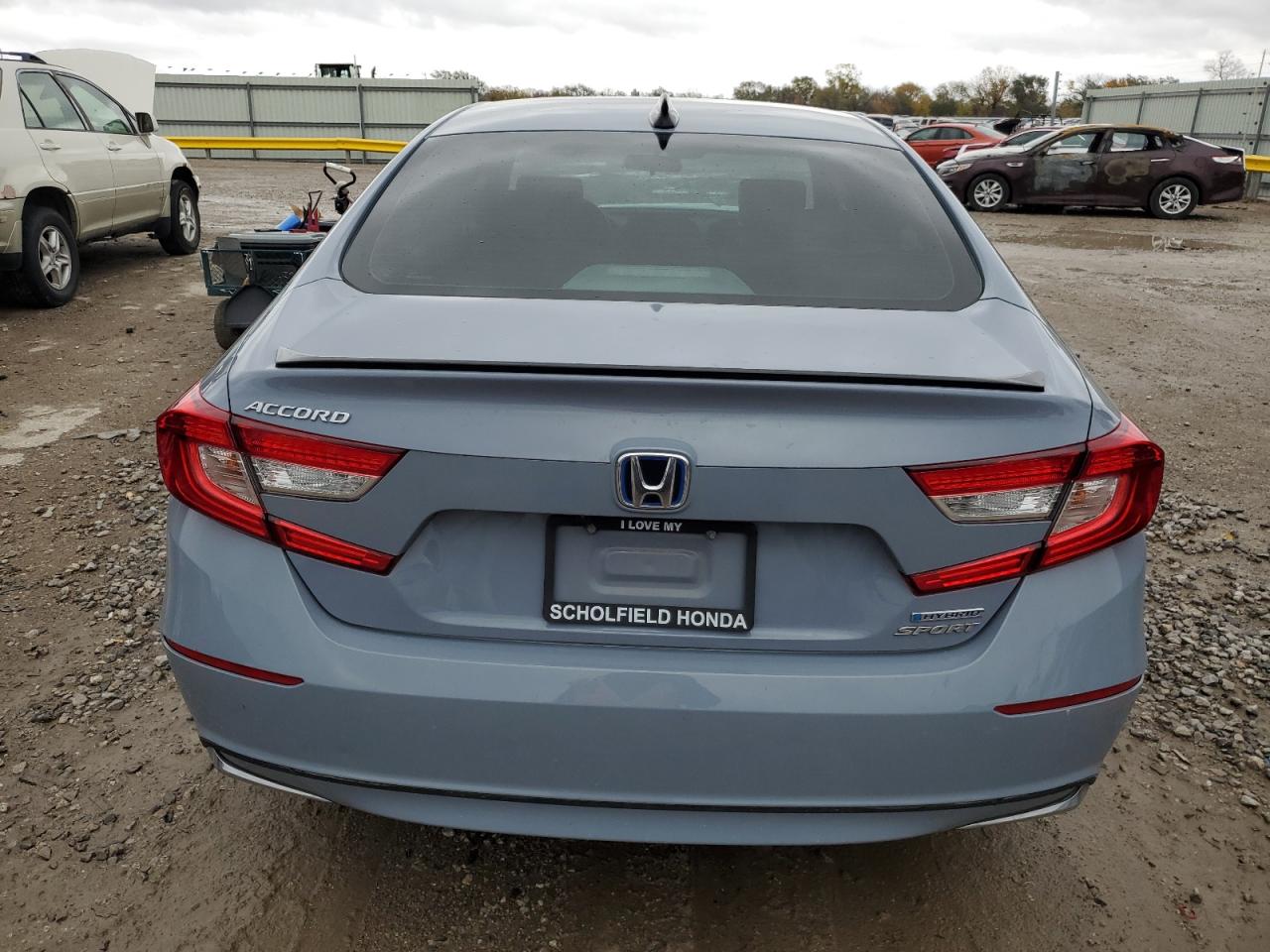 2022 Honda Accord VIN 1HGCV3F23NA015619 Copart auction photo, front end / minor dent/scratches damage thumbnail 6