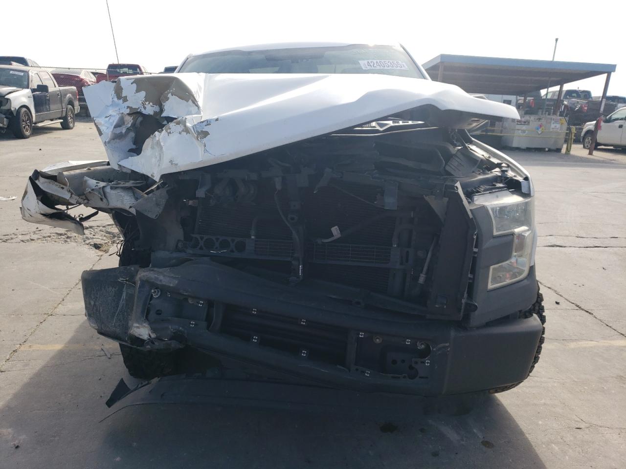 2016 Ford F-150 VIN 1FTEX1CP2GKF57250 Copart auction photo, front end damage thumbnail 5