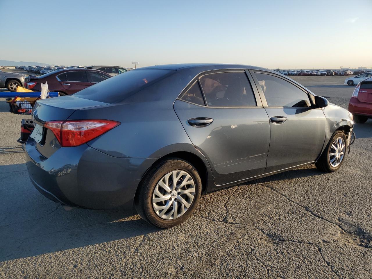 2019 Toyota Corolla VIN 2T1BURHEXKC196331 Copart auction photo, front end / frame damage damage thumbnail 3