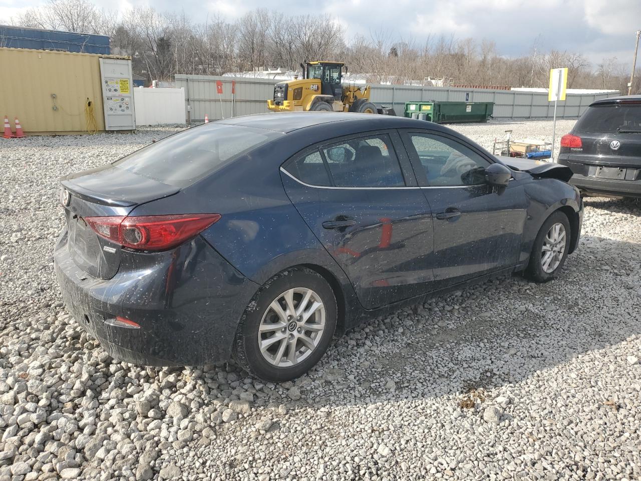 2014 Mazda 3 VIN JM1BM1V7XE1150689 Copart auction photo, front end / rear end damage thumbnail 3