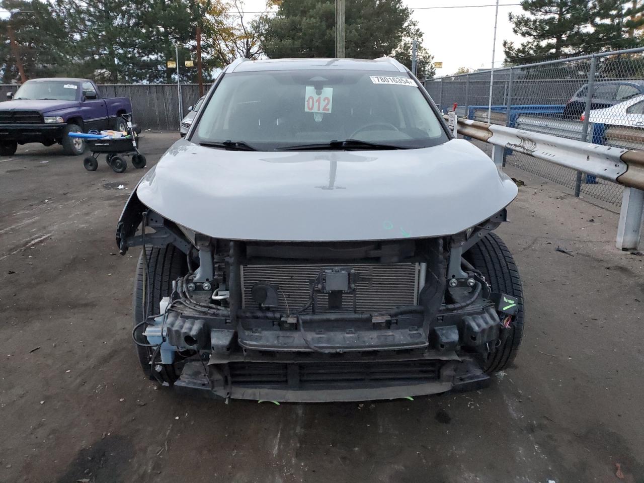 2021 Nissan Rogue VIN JN8AT3CB9MW241198 Copart auction photo, front end / side damage thumbnail 5
