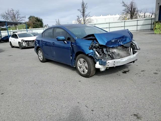 2015 Honda Civic VIN 2HGFB2F59FH544330 Copart auction photo, all over damage thumbnail 10