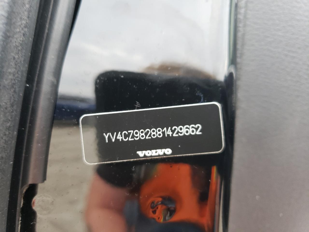 2008 Volvo XC90 VIN YV4CZ982881429662 Copart auction photo, front end / side damage thumbnail 16