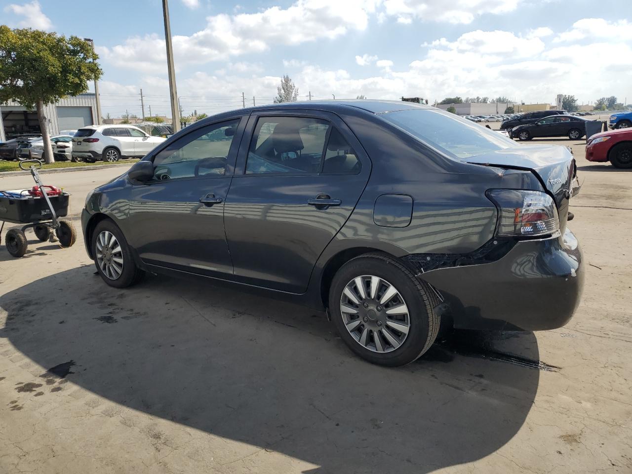 2007 Toyota Yaris VIN JTDBT923671148329 Copart auction photo, rear end damage thumbnail 2