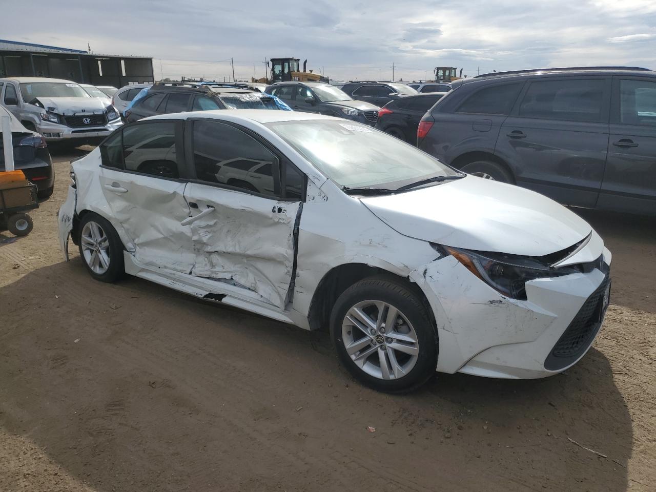 2022 Toyota Corolla VIN JTDEAMDE1NJ053985 Copart auction photo, side damage thumbnail 4