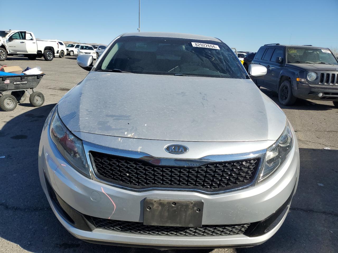 2011 KIA Optima VIN KNAGM4A72B5098697 Copart auction photo, vandalism damage thumbnail 5