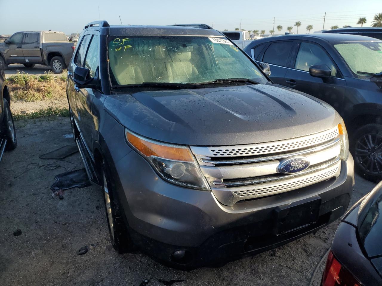 2013 Ford Explorer VIN 1FM5K7D83DGC51922 Copart auction photo, water/flood damage thumbnail 5