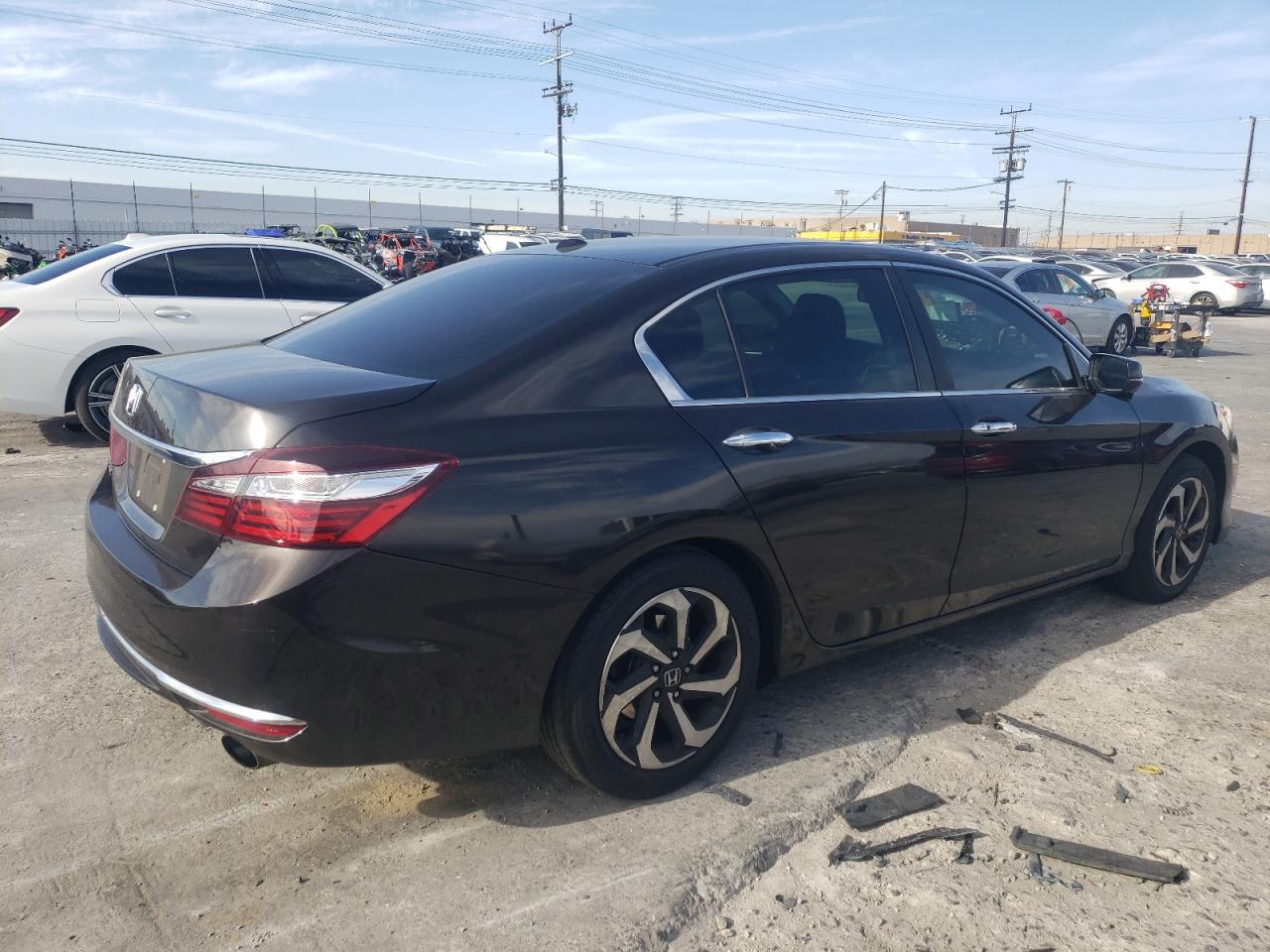 2017 Honda Accord VIN 1HGCR2F85HA064828 Copart auction photo, undercarriage damage thumbnail 3