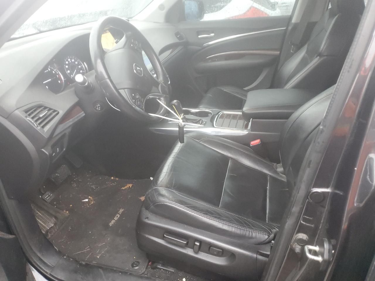 2014 Acura MDX VIN 5FRYD4H49EB047427 Copart auction photo, front end / side damage thumbnail 7