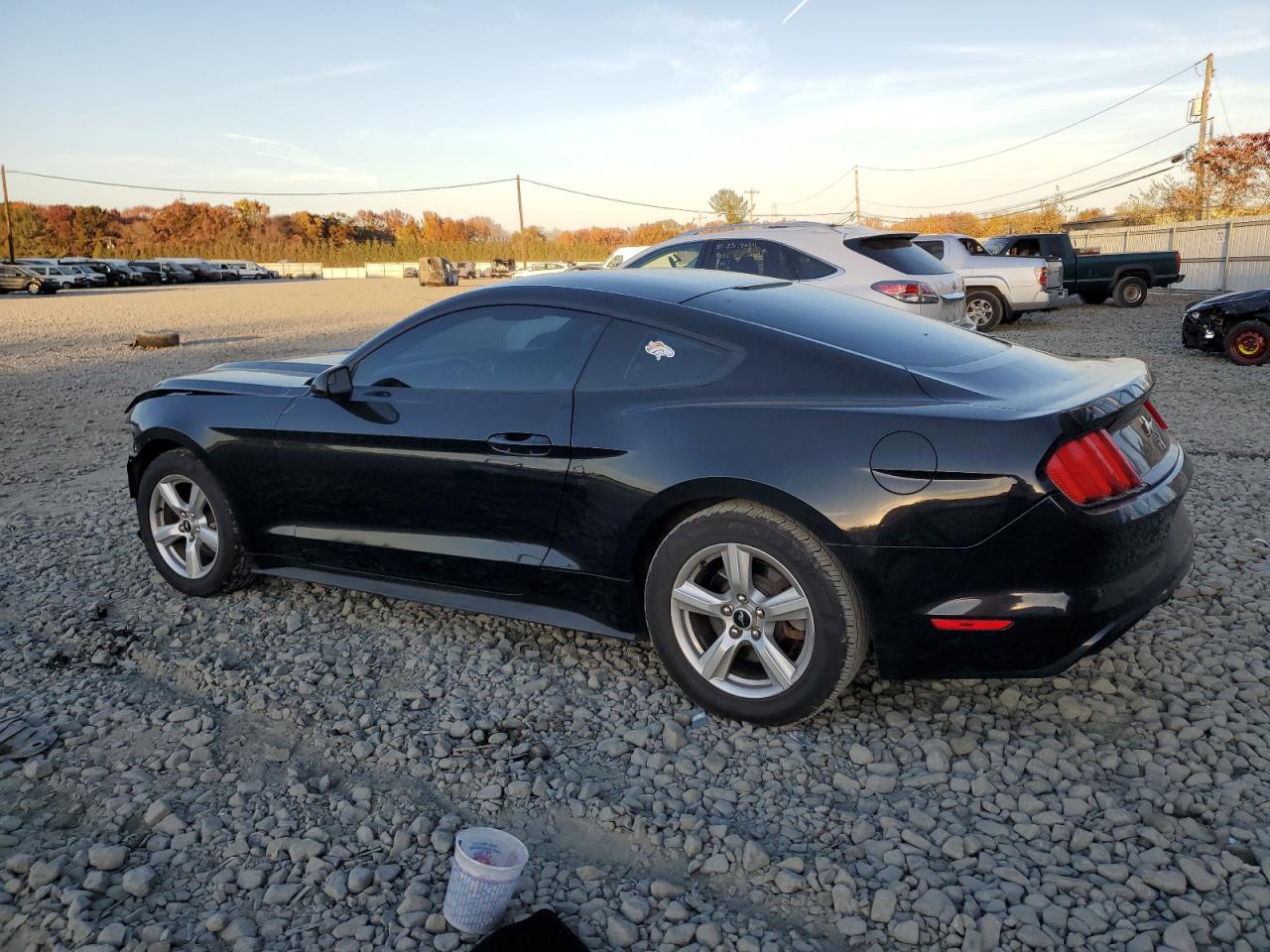 2017 Ford Mustang VIN 1FA6P8AM9H5229934 Copart auction photo, front end / side damage thumbnail 2