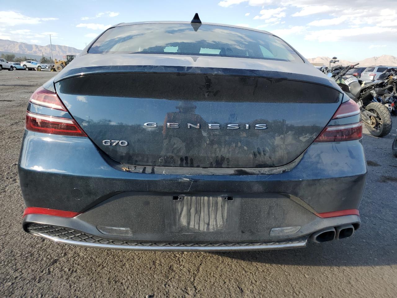 2022 Genesis G70 VIN KMTG34TA2NU094241 Copart auction photo, front end damage thumbnail 6