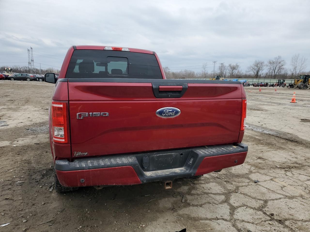 2015 Ford F-150 VIN 1FTEX1EPXFFC91531 Copart auction photo, rear end damage thumbnail 6