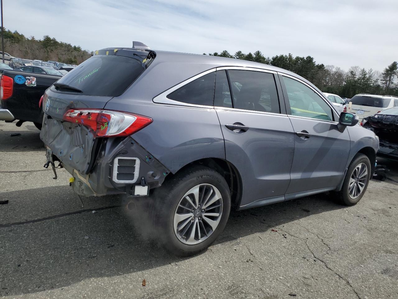 2017 Acura RDX VIN 5J8TB4H78HL029712 Copart auction photo, rear end / front end damage thumbnail 3