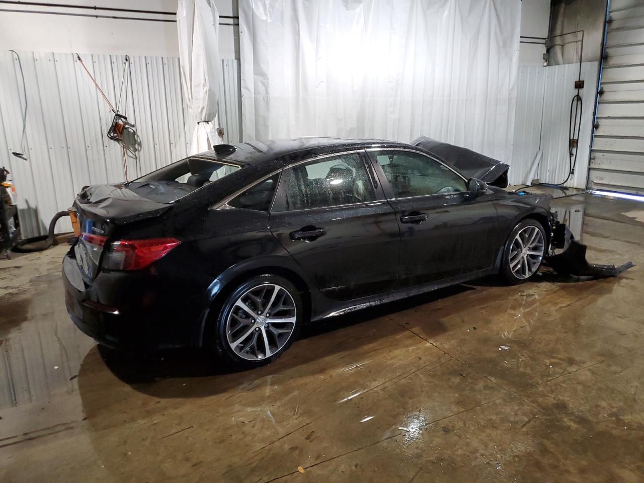 2023 Honda Civic VIN 2HGFE1F90PH318182 Copart auction photo, front end / rear end damage thumbnail 3