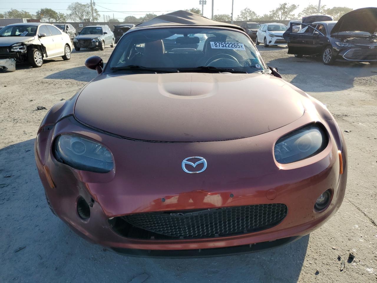 2006 Mazda MX-5 VIN JM1NC25F660110677 Copart auction photo, all over damage thumbnail 5