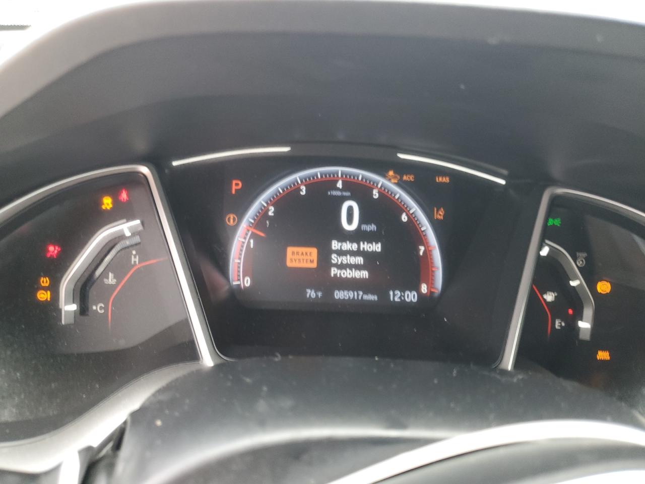 2020 Honda Civic VIN 2HGFC2F81LH522020 Copart auction photo, front end damage thumbnail 9