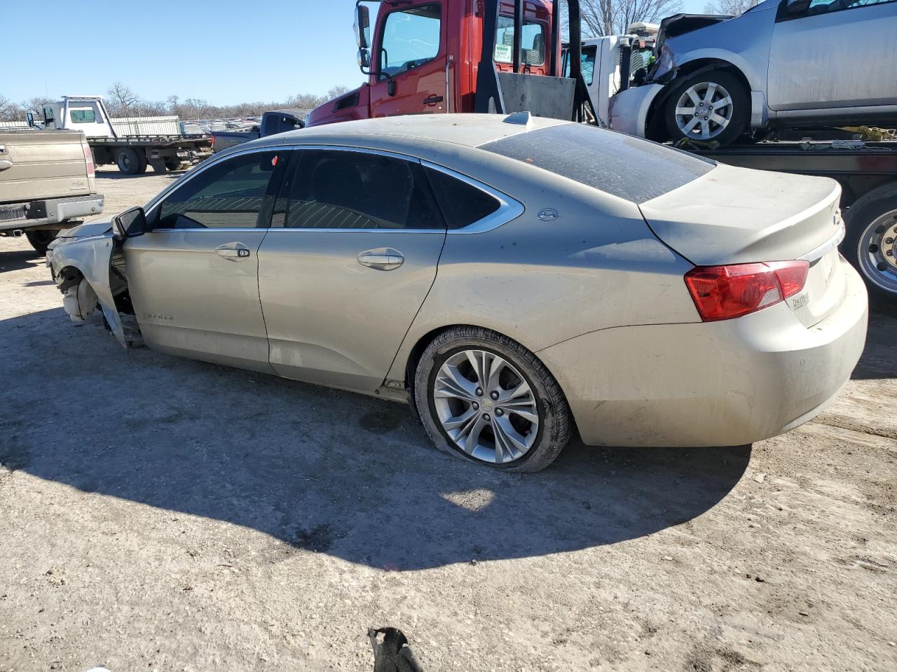2014 Chevrolet Impala VIN 2G1125S30E9151655 Copart auction photo, front end / undercarriage damage thumbnail 2