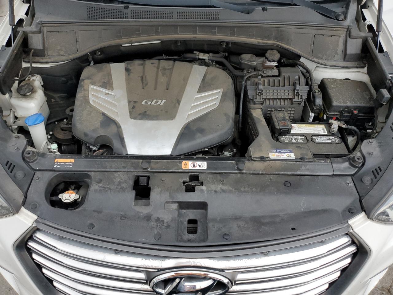 2018 Hyundai Santa Fe VIN KM8SRDHFXJU273693 Copart auction photo, front end damage thumbnail 12
