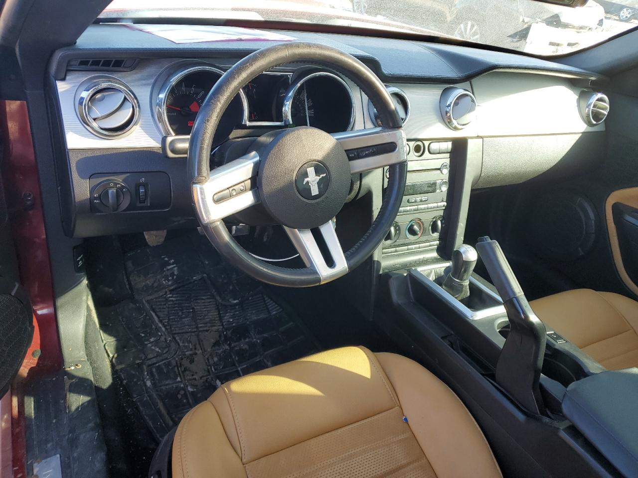 2009 Ford Mustang VIN 1ZVHT82H795128776 Copart auction photo, all over / undercarriage damage thumbnail 8