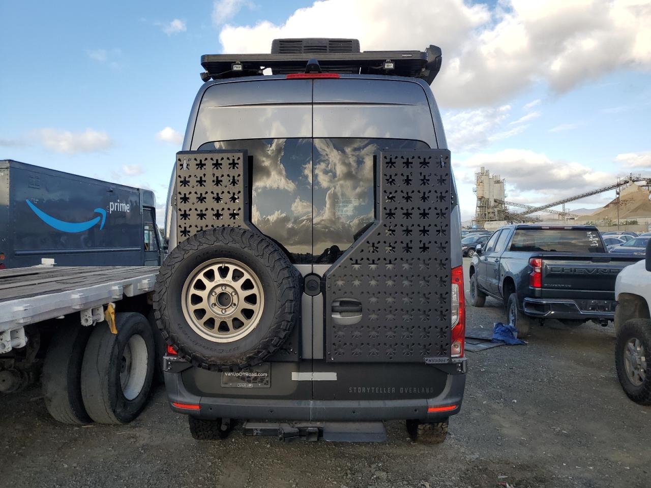 2023 Mercedes-Benz Sprinter VIN W1W4NBVY4PT125917 Copart auction photo, burn damage thumbnail 6