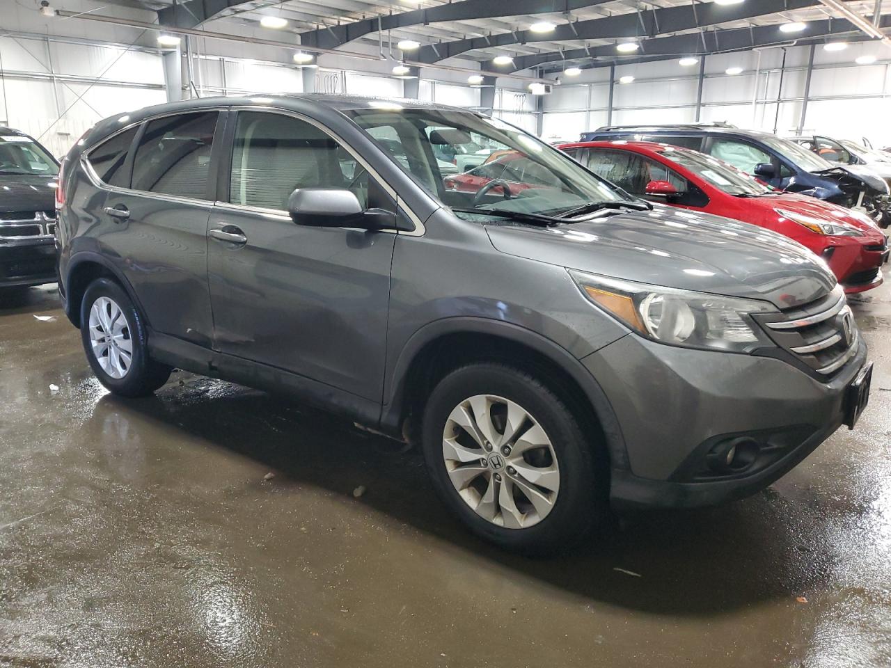 2012 Honda CR-V VIN 2HKRM4H58CH619116 Copart auction photo, side damage thumbnail 4