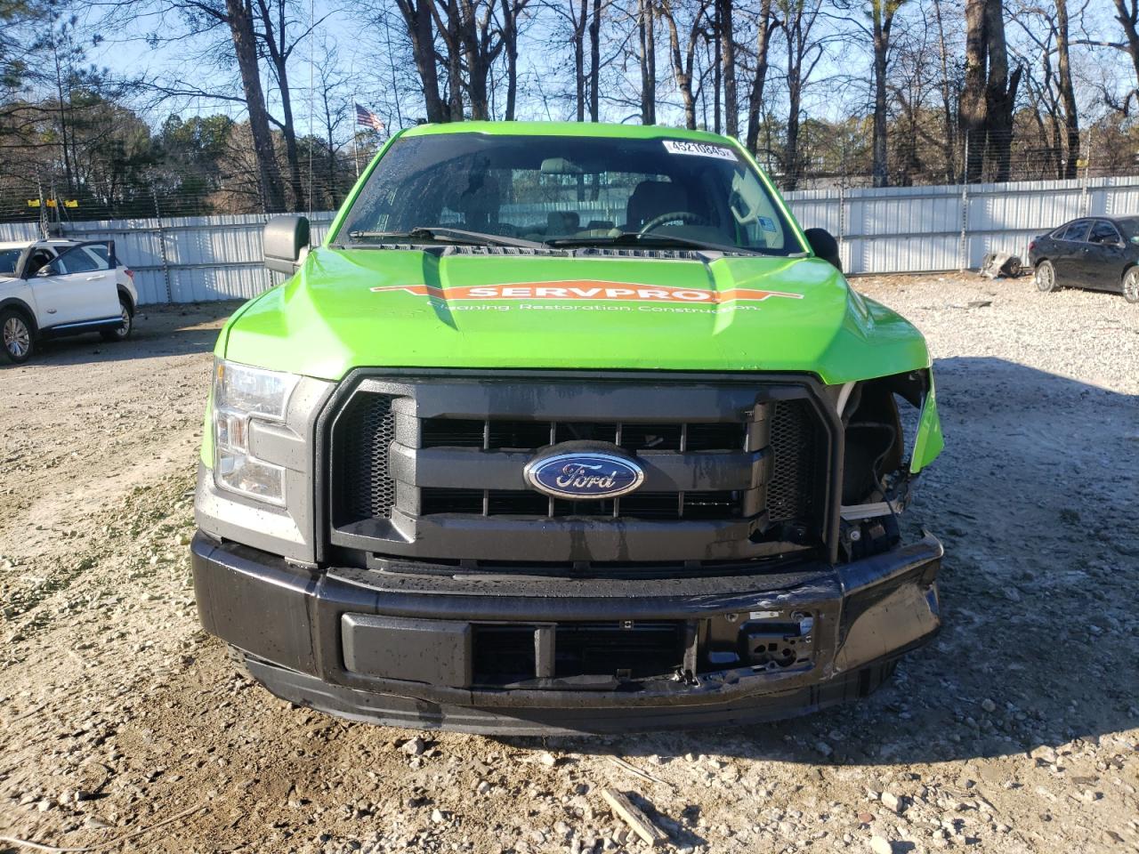 2016 Ford F-150 VIN 1FTFX1CG4GKF06806 Copart auction photo, front end / rear end damage thumbnail 5