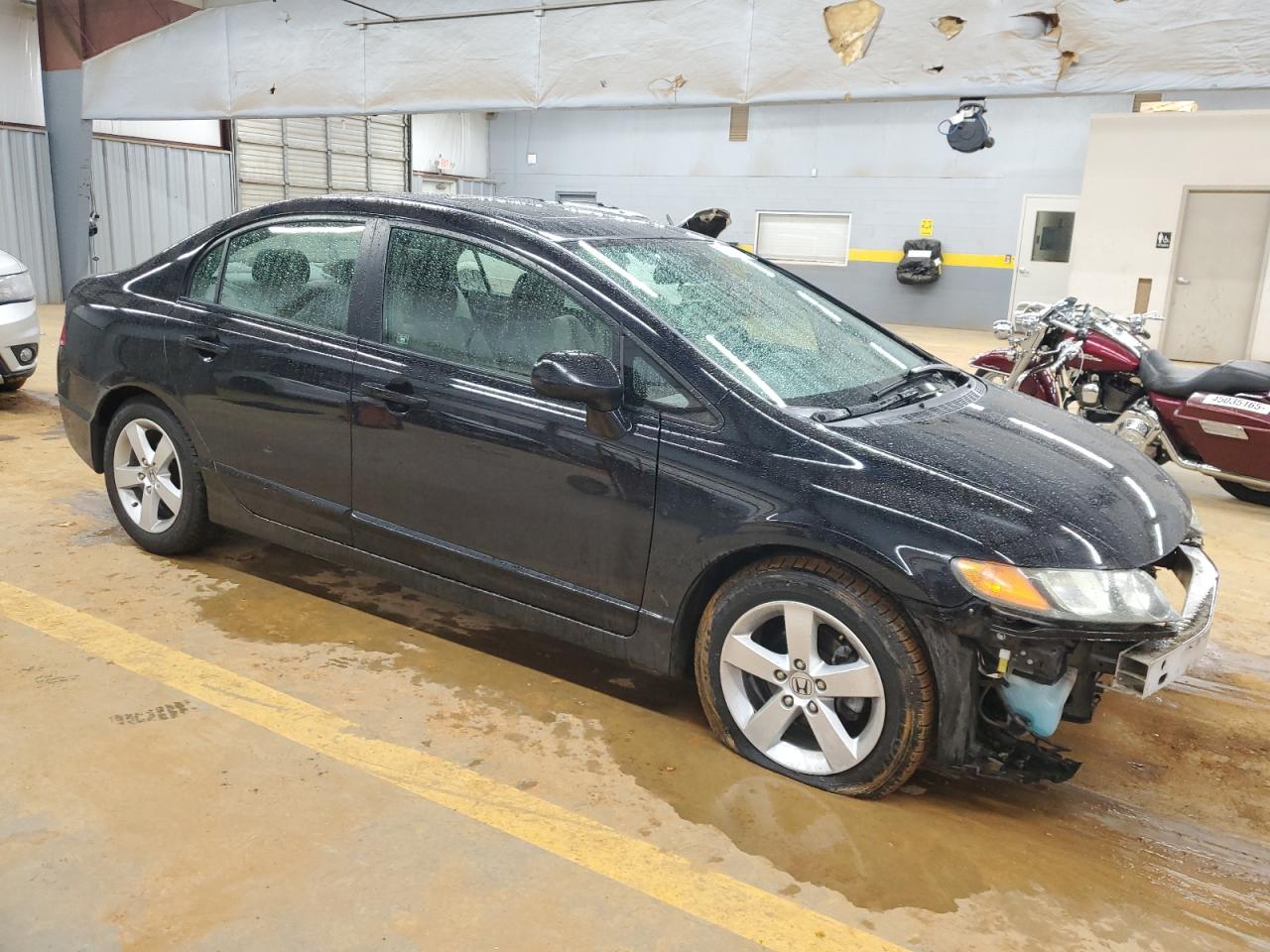 2007 Honda Civic VIN 1HGFA168X7L059495 Copart auction photo, front end / undercarriage damage thumbnail 4